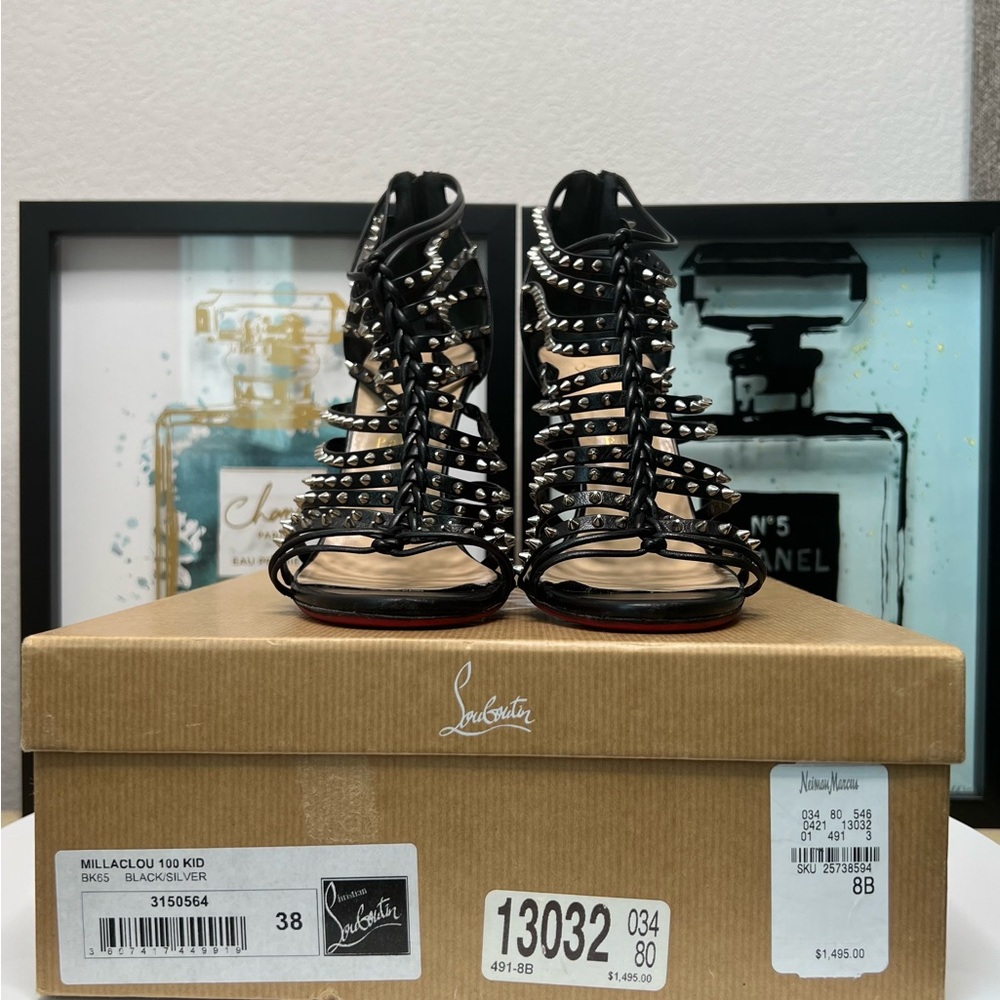 Christian Louboutin Black Heeled Shoes